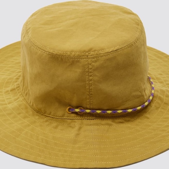 Zara Accessories Zara Mid Yellow Drawstring Bucket Hat Poshmark